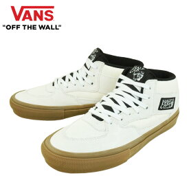 VANS スニーカーVANS バンズ SKATE HALF CABスケート ハーフキャブ スニーカーANTIQUE WHITE GUM アンティークホワイト 白 WHITE ガムソールスケートボード スケシュー メンズ レディース ミッドカット Steve Caballero Skate Classics