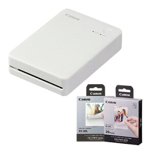 �y�͂��Ă����g���� �{�́E2��ނ̃V�[���䎆 �v40���z �L���m�� �Z���t�B�[ SELPHY QX20 �X�}�z��p ���掿 �~�j �t�H�g�v�����^�[ �O���[ �z���C�g �V�[���p�� Wi-Fi�ڑ� �R���p�N�g / Canon �t�H