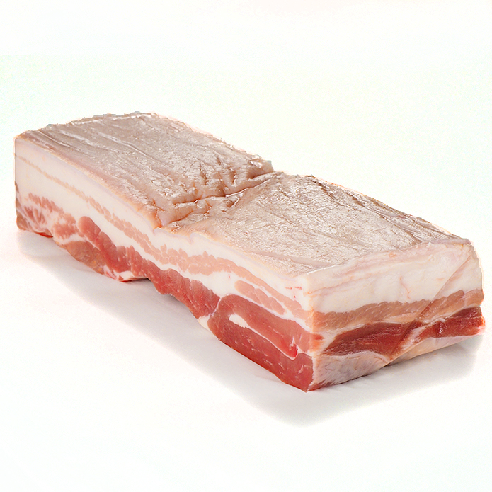 煮込めばとろとろのプリプリ 皮付きにしかない食感をお楽しみください 至高 卸直営 皮付き 豚バラ肉 ブロック 約800g -P114 五枚肉 ラフテーやローストにどうぞ 豚肉ばら