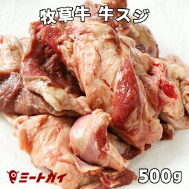 牛スジ 牛筋肉 500g入り おでんや牛スジカレー・スジ煮込料理に！ グラスフェッドビーフ/牧草牛 -B121