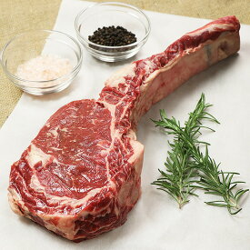 【送料無料】グラスフェッドビーフ トマホークステーキ 800g-1,100g オーストラリア産 ブロック肉 牛肉 BBQ/バーベキュー 骨付き肉 マンガ肉 -B133a