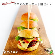ミニハンバーガーセット /ミニバーガー Sliderスライダー 8個セット　小さいハンバーガー 調理セット-SET…