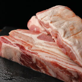 豚バラ肉ブロック（小さめカット済 300g～500gブロックx 3～5本）1.5～1.9kg/パック Pork belly small blocks