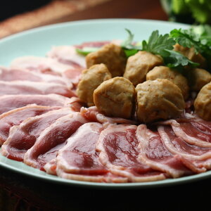 合鴨鍋セット 国産(岩手県)あい鴨肉 3-4人前 Japanese Duck Hotpot Set SKU308