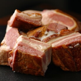 乾塩式 ベーコン 切り落とし バラ肉 使用 1Kg 桜チップスモークベーコン スモーク ベーコン　お中元 お歳暮 内祝ギフトに | Dry Cured Smoked Bacon cut-offs 1kg | SKU-827 | SKU-827