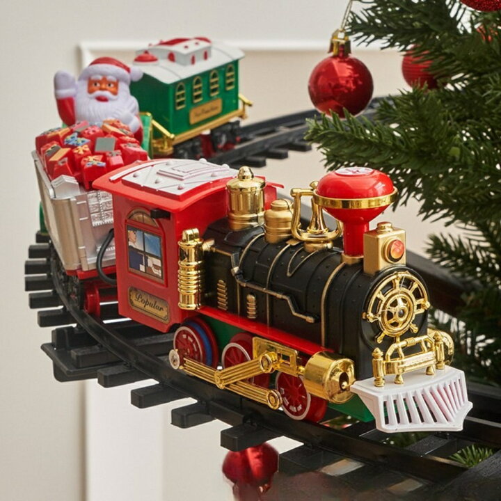楽天市場】クリスマス列車 列車おもちゃ レールセット 車両おもちゃ 