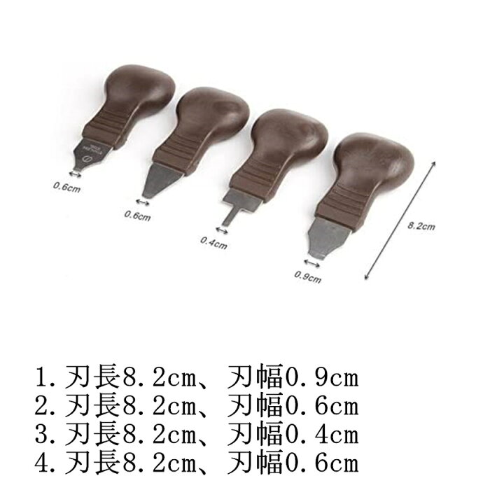 裏蓋オープナー 4種セット 腕時計 こじ開け 電池交換 ドライバー 修理 工具