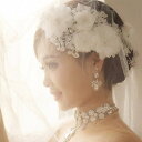 ヘッドドレス ウェディング　結婚式　髪飾り　パール　真珠　ヘアアクセサリー ヘッドアクセサリー カチューシャ レデ…