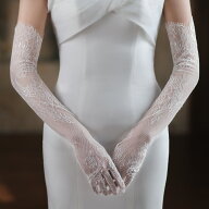 ウエディング グローブ ロング 手袋 ショート レース 結婚式 二次会 発表会 披露宴 レースグローブ ブラ…