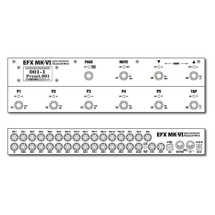 楽天市場】Musicom LAB EFX MK-VI ループスイッチャー スイッチング 