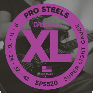 D'Addario 0942 XL PROSTEELS EPS520 Super Light GLM^[ __I