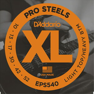 D'Addario 1052 XL PROSTEELS EPS540 Light Top/Heavy Bottom GLM^[ __I