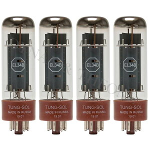 ���� TUNG-SOL EL34B �}�b�`�h�N���b�h (4�{) �p���[��