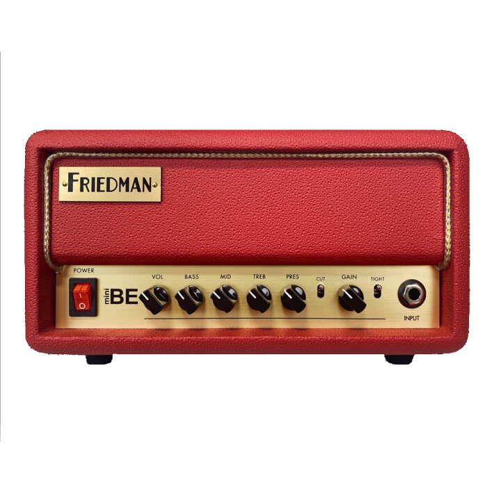楽天市場】【送料無料】Friedman BE-MINI HEAD RED ミニ アンプヘッド 
