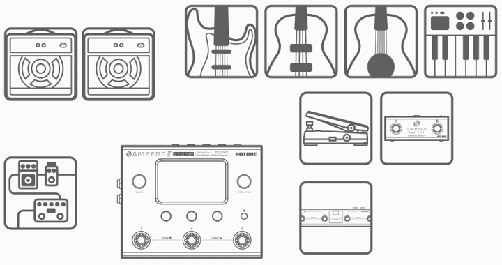 HOTONE AMPERO マルチエフェクター アンプシミュレーター HOTONE | AMPERO | マルチ・エフェクター | 製品情報