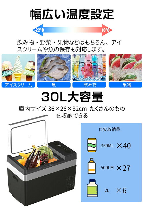 楽天市場】【10月24日20時〜P5倍&最大2000円OFFクーポン】車載冷蔵庫  