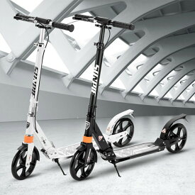 【最大2000円OFFクーポン&P5倍！1月9日20時〜】キックボード キックスクーター 折りたたみ 8インチ ビッグタイヤ ビッグホイール キックバイク キックスケーター フットブレーキ 大人 子ども 子供用 大人用 ベルト付き ビッグサイズ 子供 プレゼント ラッピング可