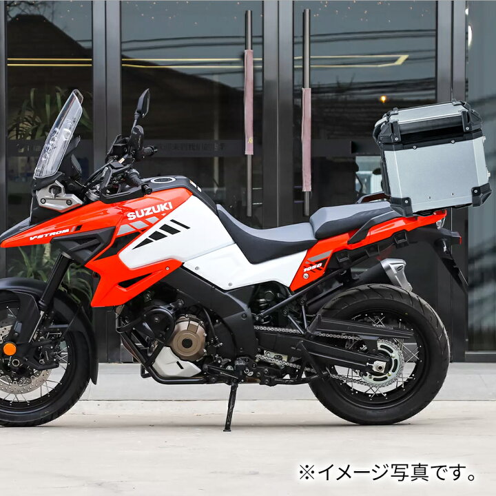 楽天市場】リアボックス バイク 45L大容量 原付 バイクボックス ベース 