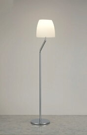 ※中止品要在庫確認 フロアスタンド 洋室・リビング・ダイニング ※電球別売 ホワイト スペイン製 クロームメッキ アクリル(乳白) コード・フットスイッチ付