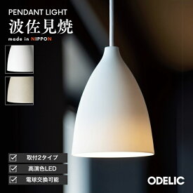 ペンダントライト ダイニング リビング LED 引掛けシーリング ダクトレール 和モダン 和風 陶器 波佐見焼