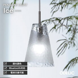 ペンダントライト ダイニング リビング LED 引掛けシーリング ダクトレール 調光調色 Bluetooth AQUA アクア 氷 ガラス ※工事必要