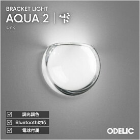 ブラケットライト 階段 リビング トイレ 寝室 洗面 LED 調光調色 Bluetooth対応 AQUA アクア 雫 アクリル 透明 ※工事必要壁付け 廊下 階段 トイレ シンプル きれい デザイン 球体