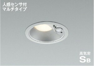 ダウンライト 開口100φ 人感センサー付き 軒下用 防雨型 白熱灯100W相当 SB形