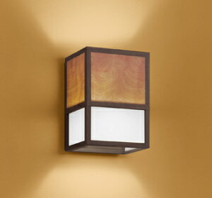 ブラケットライト 和風 屋内用 昼白色(5000K) ※工事必要壁付け 和室 寝室 茶室 旅館 古民家 和紙 木製 木枠 レトロ