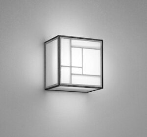 ブラケットライト 和風 屋内用 昼白色(5000K) ※工事必要壁付け 和室 茶室 旅館 古民家 和紙 モダン レトロ スクエア シック