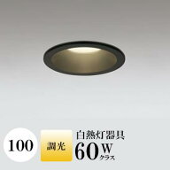 ダウンライト 開口100φ 電球色(2700K) 白熱灯60W相当 ブラック 調光可 ※別売調光器対応 ※工事必要 SB…