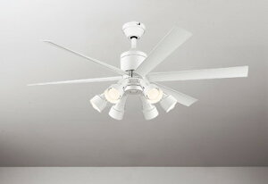 シーリングファン 〜8畳用 DCモーター 静か 省エネ 簡易結線型 指定の角度まで傾斜対応 電球色・昼白色切替 電球交換可 別売延長パイプ対応 調光可 リモコン付属