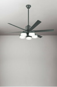 シーリングファン 〜8畳用 DCモーター 静か 省エネ 簡易結線型 指定の角度まで傾斜対応 電球色・昼白色切替 電球交換可 60cm延長パイプセット 調光可 リモコン付属