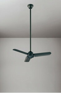 シーリングファン スチールファン ファン本体 ACモーター 簡易結線型 指定の角度まで傾斜対応 90cm延長パイプセット リモコン付属