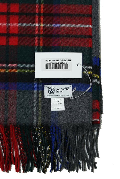 楽天市場】【正規取扱店】Johnstons 大判カシミアストール グレー  