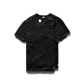 【正規取扱店】REIGNING CHAMP 2-PACK T-SHIRT RC-1029 BLACK (レイニングチャンプ)