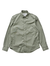 【正規取扱店】Frank&Eileen LUKE メンズシャツ JP22 POPLIN KHAKI(フランクアンドアイリーン)