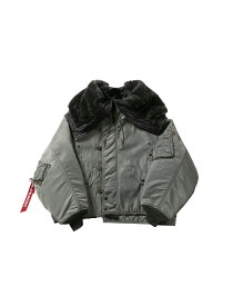 【正規取扱店】beautiful people Alpha double-end nylon flight jacket ビューティフルピープル