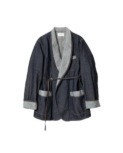 �y���K�戵�X�zbeautiful people left hand twill smoking denim jacket idigo (�r���[�e�B�t���s�[�v��)