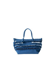 【正規取扱店】beautiful people konbu knit shopping busket bag blue (ビューティフルピープル)