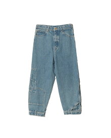 【正規取扱店】beautiful people Lee double-end denim riders-painter pants bleach(ビューティフルピープル)