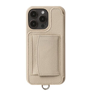 yK戵XzDEMIU POCHE iPhone16Pro BEIGE gуP[X(f~E)