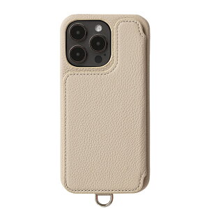 yK戵XzDEMIU POCHE FLAT iPhone16Pro BEIGE gуP[X(f~E)