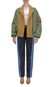 �y���K�戵�X�zLUTZ HUELLE ALPHA INDUSTRIES TRENCH BOMBER �����C�NMA-1 KHAKI(���b�c�q���G��)