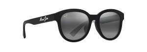 yK戵XzMaui Jim TOX IHUPANI ASIAN FIT MJ0658SA 001 Matte Black ΌY(}ECW)