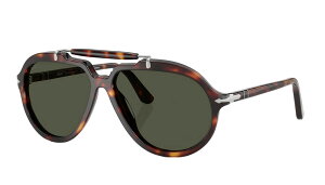 �y���K�戵�X�zPersol PO0202S 24/31 Senna Series �e�B�A�h���b�v�T���O���X Havana/Green (�y���\�[��)