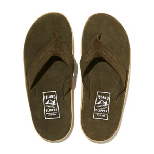 �y���K�戵�X�zISLAND SLIPPER PB203 ARMY SUEDE ���U�[�T���_�� �g���O �A�C�����h�X���b�p�[ �N���b�V�b�N �����Y ���f�B�[�X