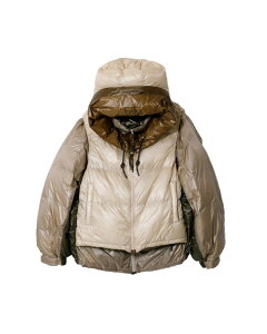 �y���K�戵�X�zbeautiful people bp×NANGA multilayering down vest blouson BEIGE �r���[�e�B�t���s�[�v��