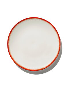 �y���K�戵�X�z SERAX Dinner plate white/red variation 2 DE(�Z���b�N�X)