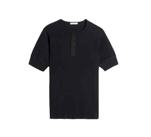 �y���K�戵�X�zLEMAIRE RIB HENLEY TOP BLACK (�����[��)
