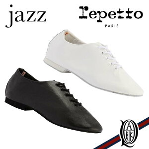 �y���K�戵�X�zrepetto JAZZ 2�F �����Y ���f�B�[�X WHITE BLACK (�W���Y ���y�b�g)